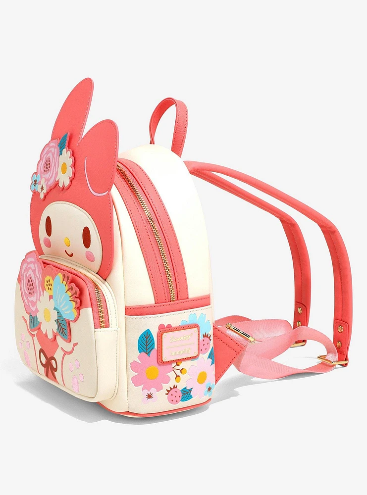 Loungefly Sanrio : Mini Sac à Dos Kuromi Sorcière Cosplay Avec My Melody Porte Monnaie Lf Sanbk0482