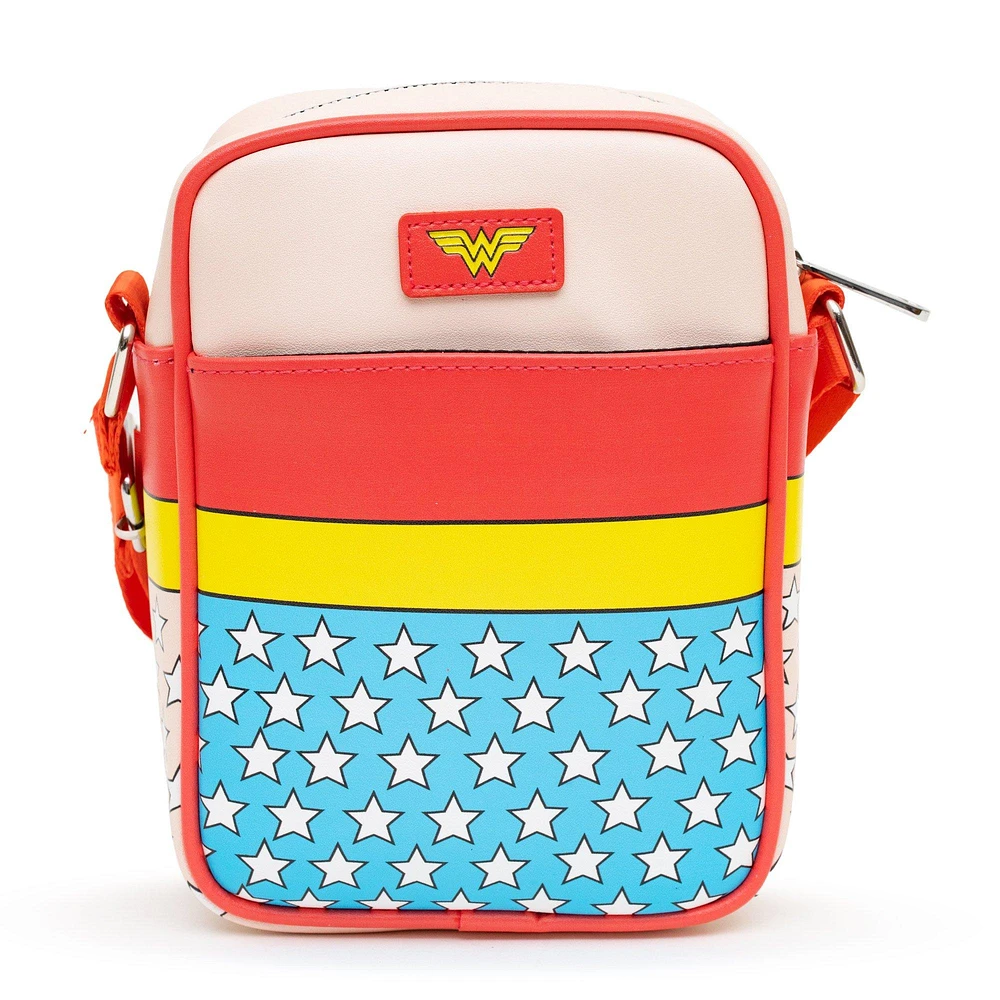 Boxlunch DC Comics Wonder Woman Body Character Close Up Crossbody Bag