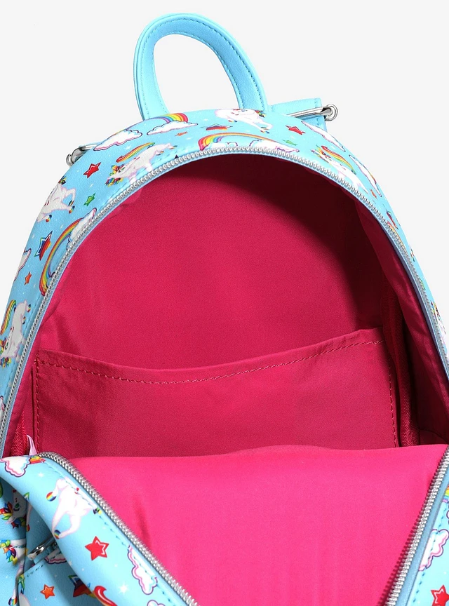 Loungefly Lisa Frank Iridescent All offers Over Print Mini Backpack