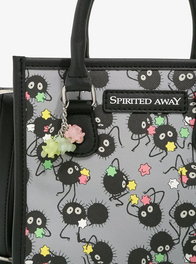 Studio Ghibli SPIRITED AWAY Soot Sprite Crossbody Purse/Bag popular