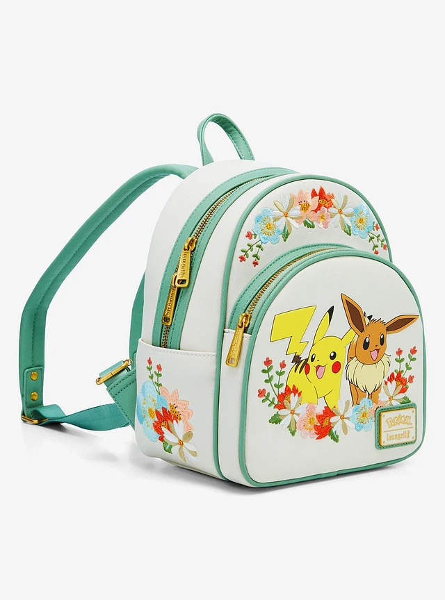 Loungefly Pokémon Pikachu online and Eevee Floral Mini Back Pack