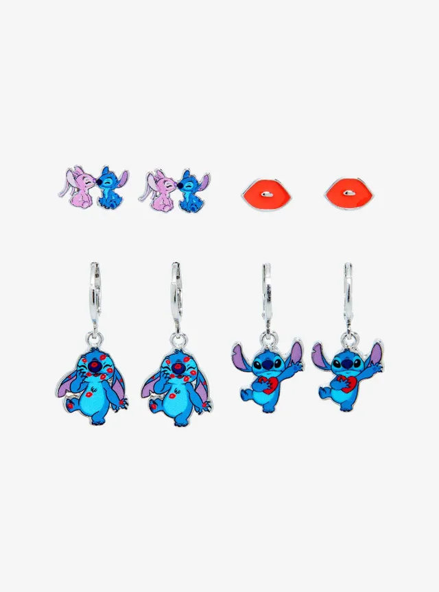 Stitch earrings deals hot topic