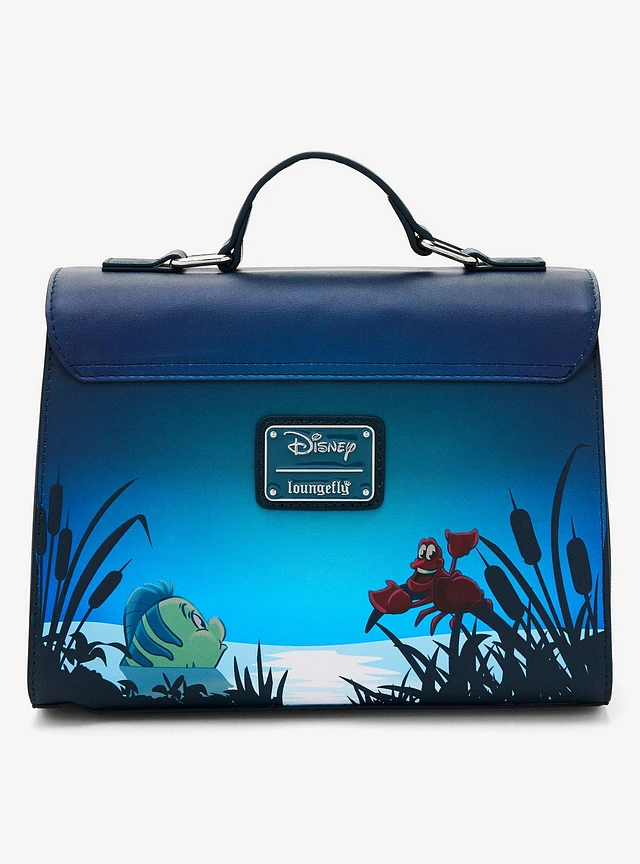 Loungefly Disney The Little Mermaid Ariel Eric Kiss the outlet Girl Handbag Satchel NEW