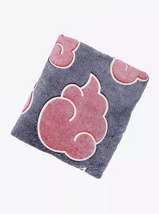 Hot Topic Naruto Shippuden Akatsuki Glow In The Dark Throw Blanket