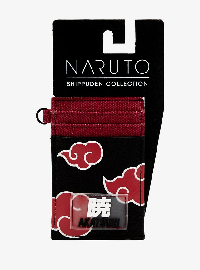 ☆Loungefly☆Naruto Akatsuki All-Over Print Card Holder Naruto Akatsuki All-Over Print Card Holder | Loungefly