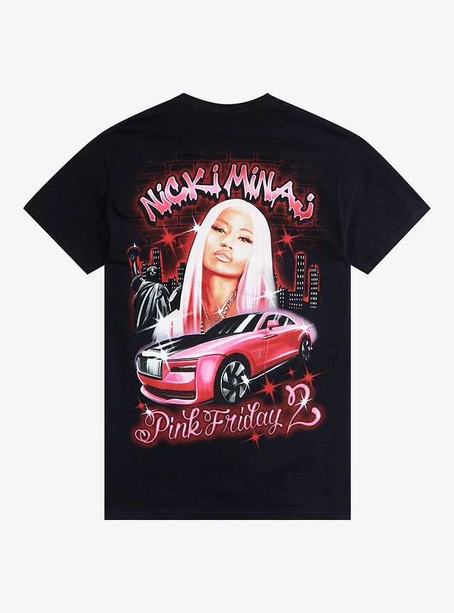 Hot Topic Nicki Minaj Pink Friday 2 Two-Sided Boyfriend Fit