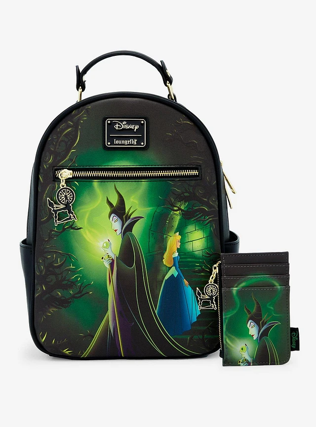 NWT Loungefly Disney Maleficent Minimalist Mini buy Backpack