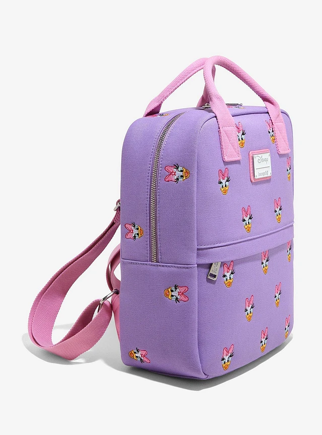 Daisy Duck フラワーエンボスリュック Loungefly Disney Daisy Duck Allover Print Mini Backpack