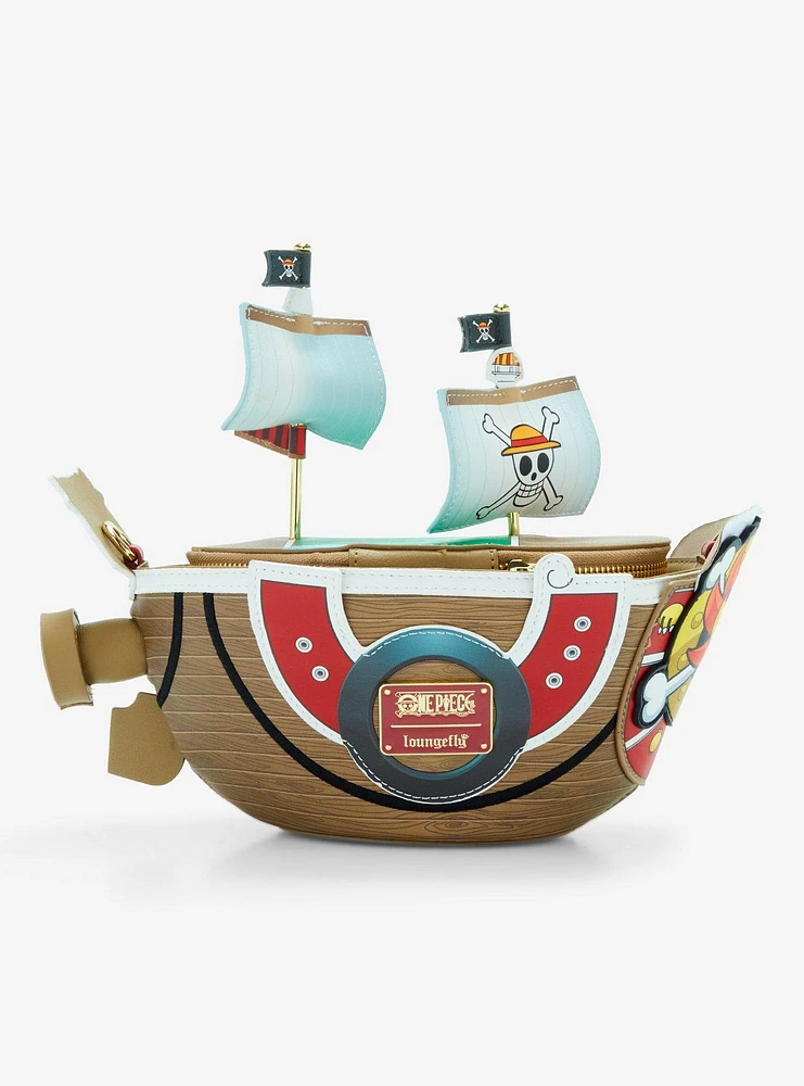 One Piece Loungefly One Piece Thousand Sunny Figural Crossbody Bag