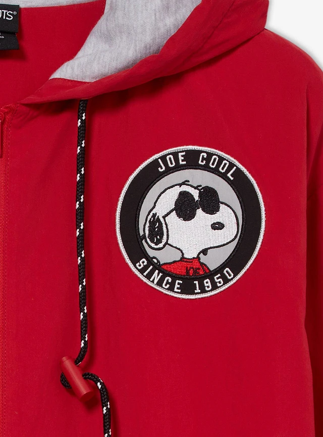 snoopy Peanuts Snoopy Joe Cool Color Block Windbreaker - BoxLunch
