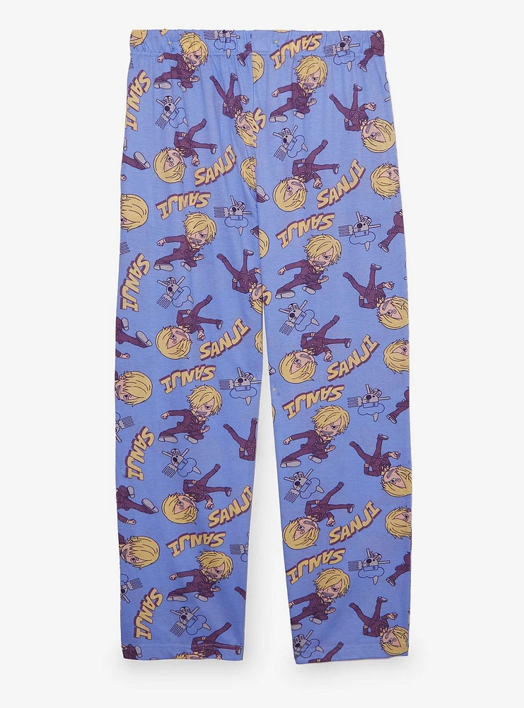 One Piece Sanji Allover Print Sleep Pants — BoxLunch Exclusive