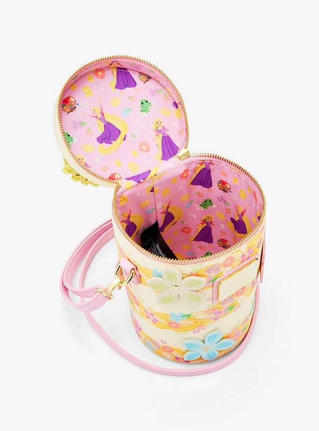 Tangled Loungefly Disney Tangled Rapunzel Golden Hair Crossbody
