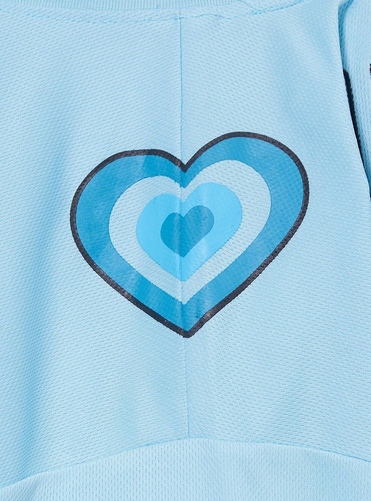 The Powerpuff Girls Bubbles Women's Cropped Football Jersey