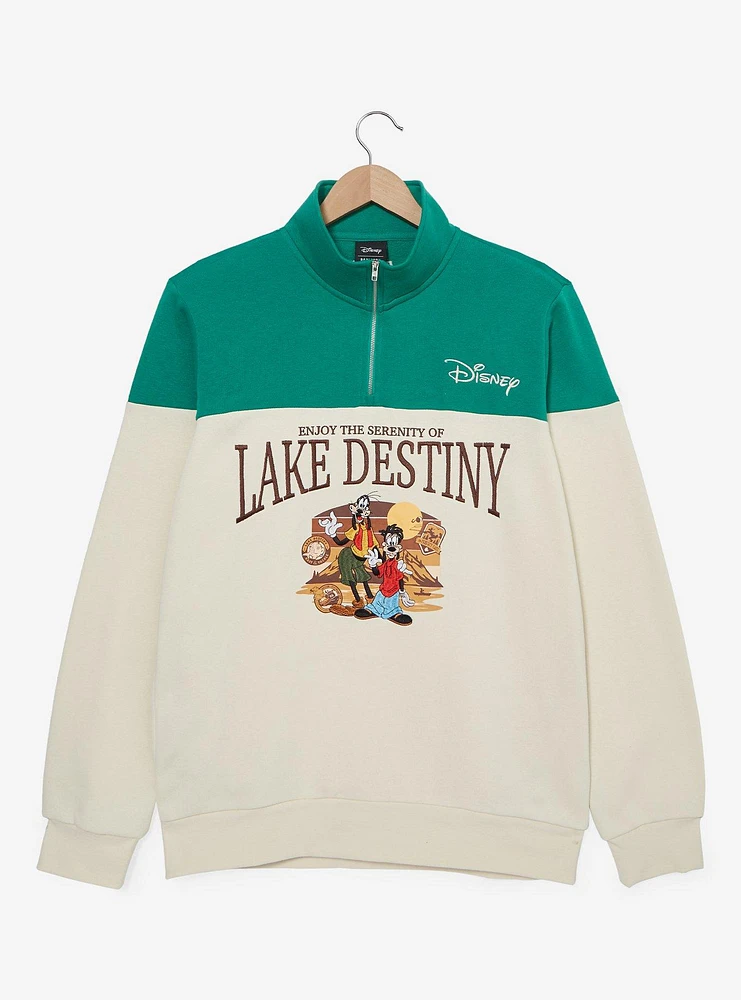 Goofy Disney A Goofy Movie Lake Destiny Quarter Zip Sweatshirt