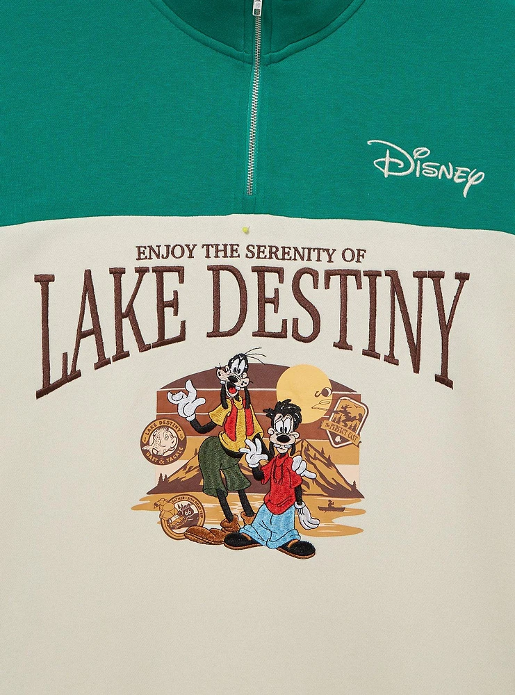 Goofy Disney A Goofy Movie Lake Destiny Quarter Zip Sweatshirt