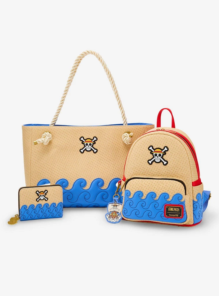 Zip puff mini onepiece エムエメ One Piece Loungefly One Piece Waves Textured Small Zip Wallet