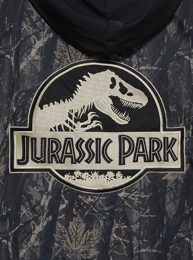 Jurassic Park Logo Quarter Zip Windbreaker Jacket — BoxLunch