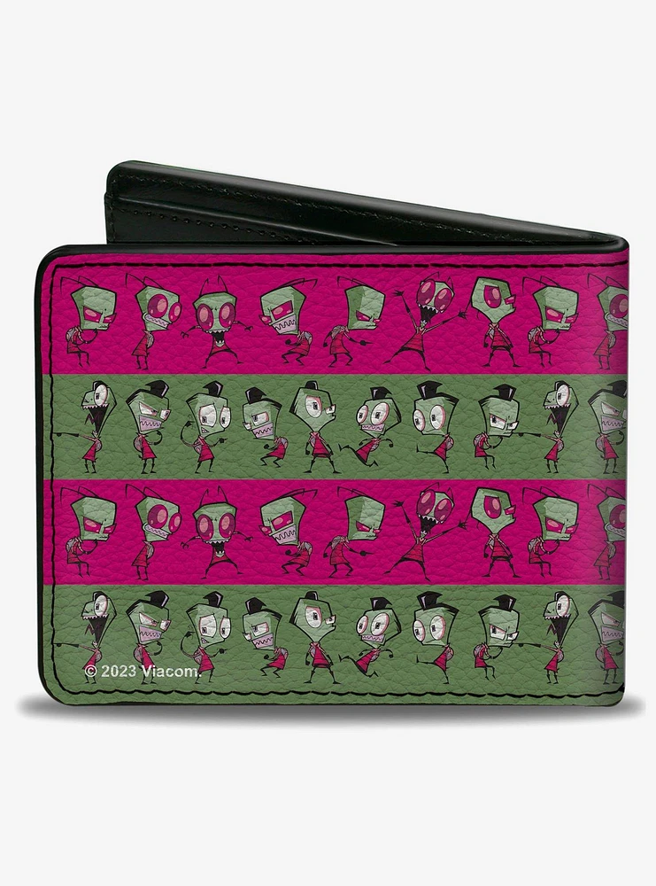 Nickelodeon Invader Zim and Human Disguise Poses Stripe Bifold
