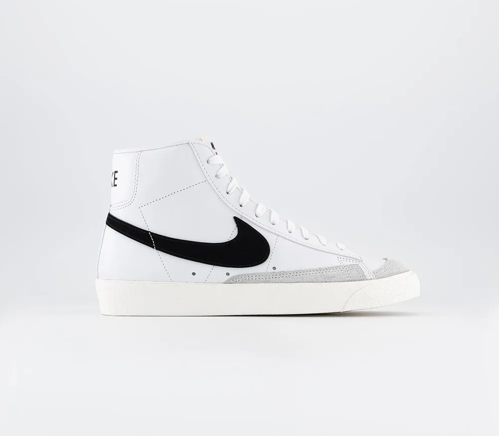 Nike Blazer Mid 77 Trainers White Black Women's King's Cross