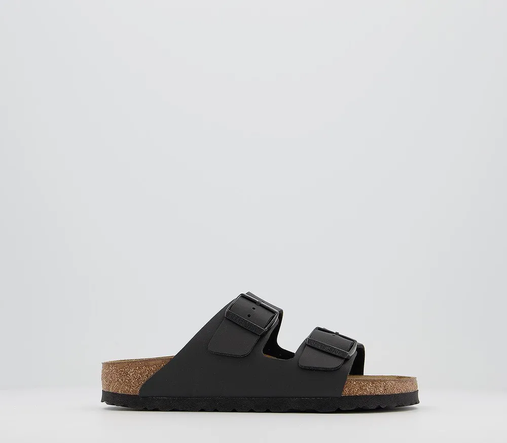 Birkenstock arizona deals black birko flor