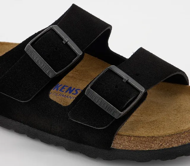 Birkenstock arizona deals black suede