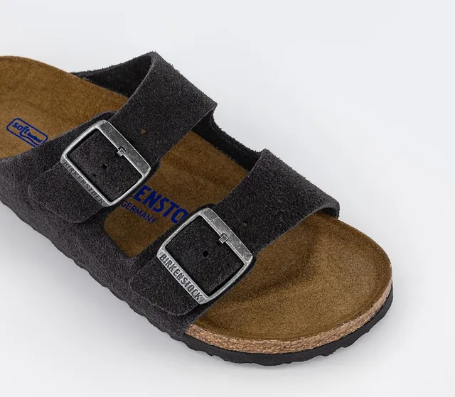 Velvet grey hot sale suede birkenstock