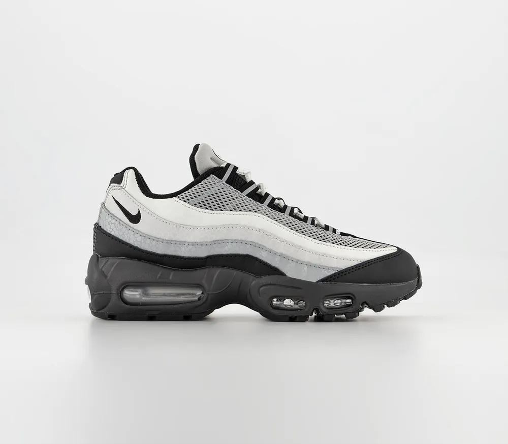 Air max 95 clearance men's white and grey