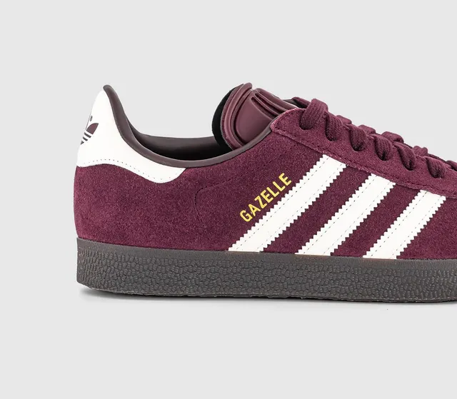 Mens gazelle og shoes clearance burgundy