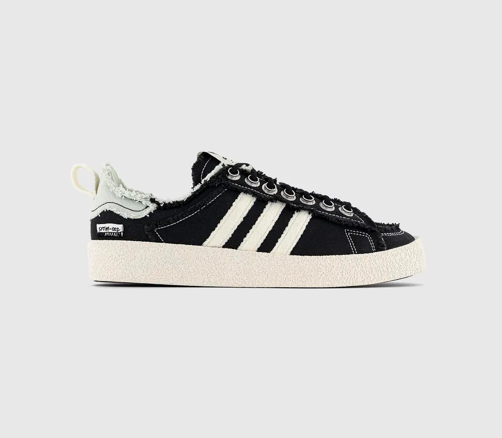 Adidas Campus 80s Trainers Sftm Black Cream Linen Green - Men's