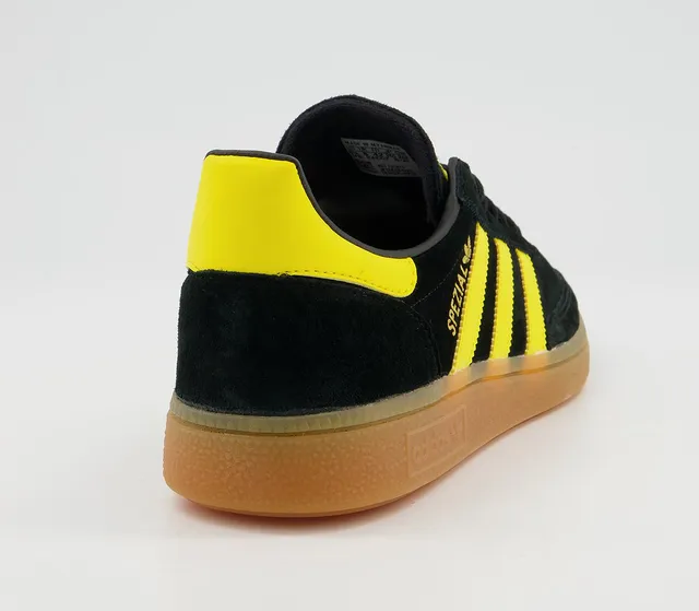 Adidas Handball Spezial Trainers Black Yellow Gum - Men's