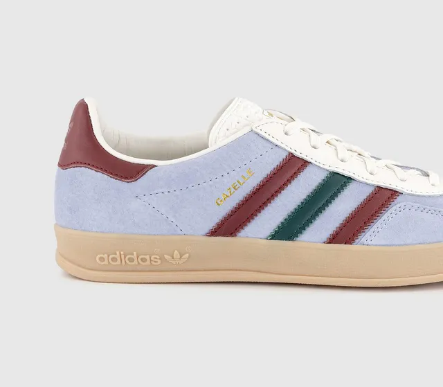 Adidas gazelle cheap trainers maroon/white/gum