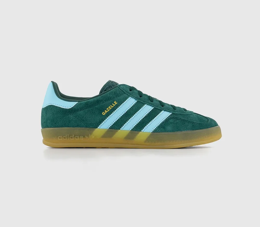 Adidas gazelle green white 2025 gold