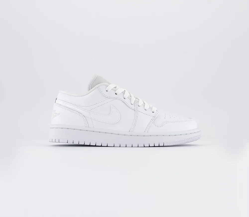 Air jordan 1 outlet low trainers in white