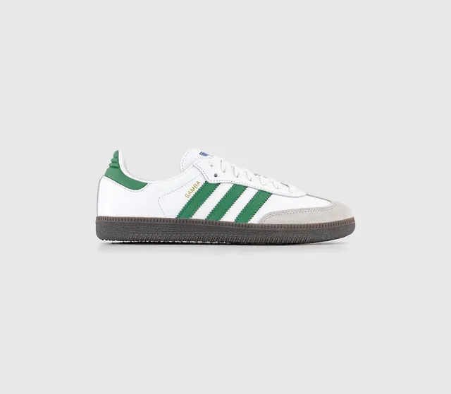 Mens green and white adidas outlet trainers