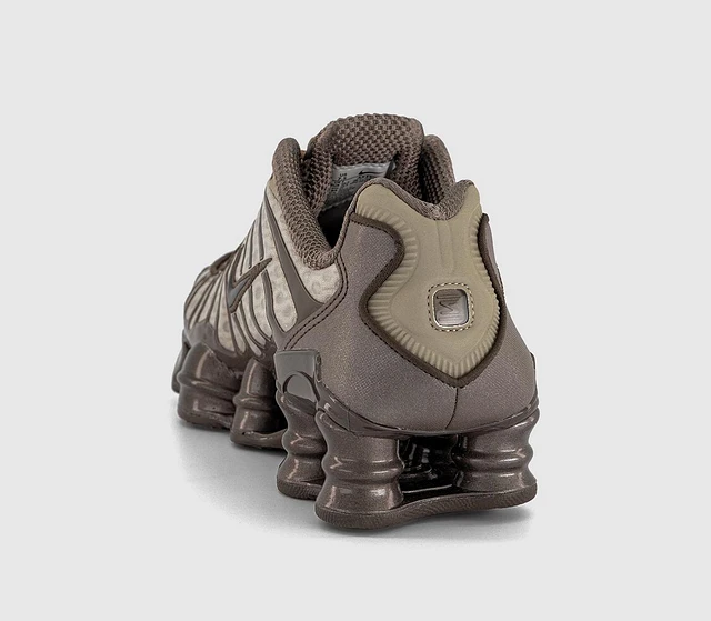 Nike Shox TL Trainers Baroque Brown Metallic Silver