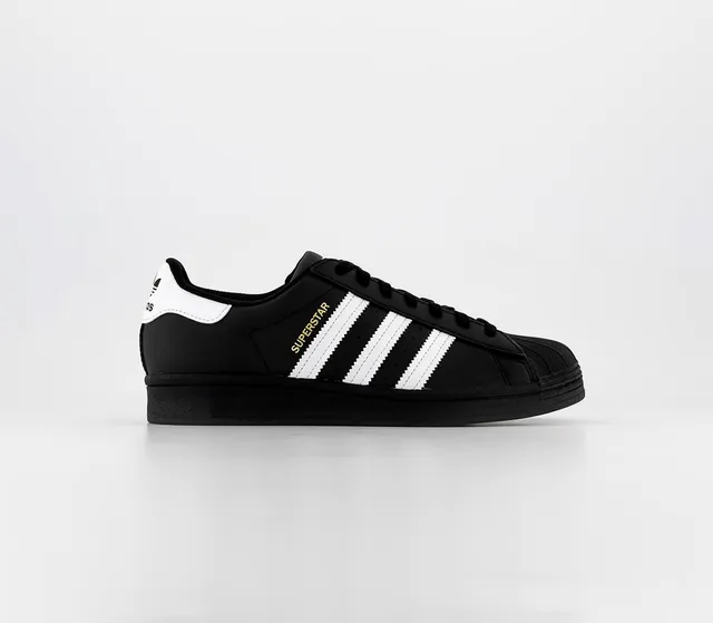 Adidas black e shop amp; pink superstar trainers