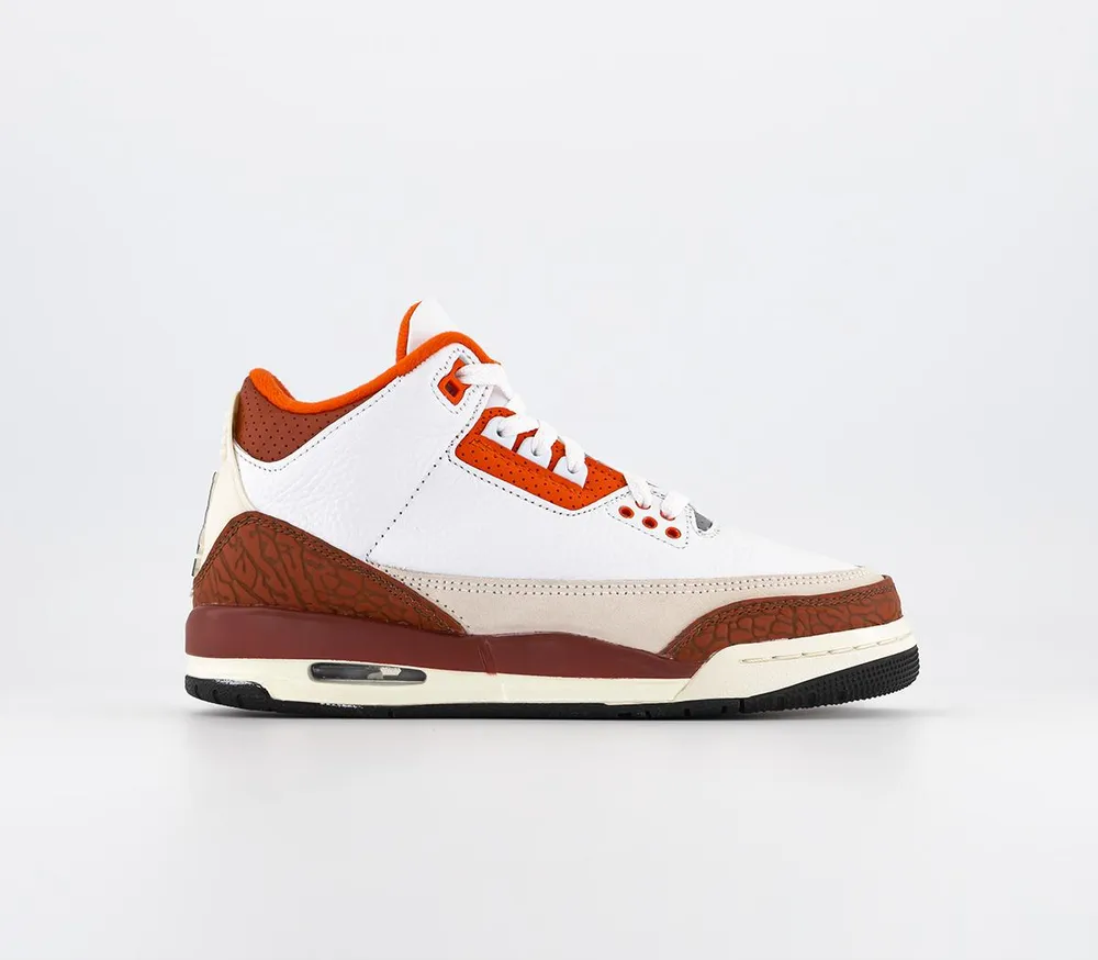 Air jordan 3 store white and orange