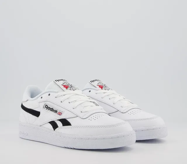 Reebok club c on sale black and white