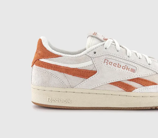 Reebok club c best sale orange