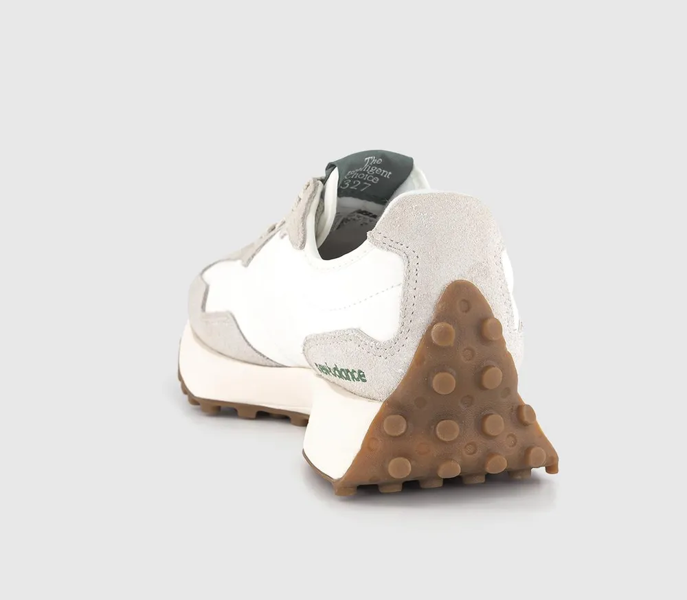 New Balance 327 Trainers Nori Offwhite Grey Green - Men's