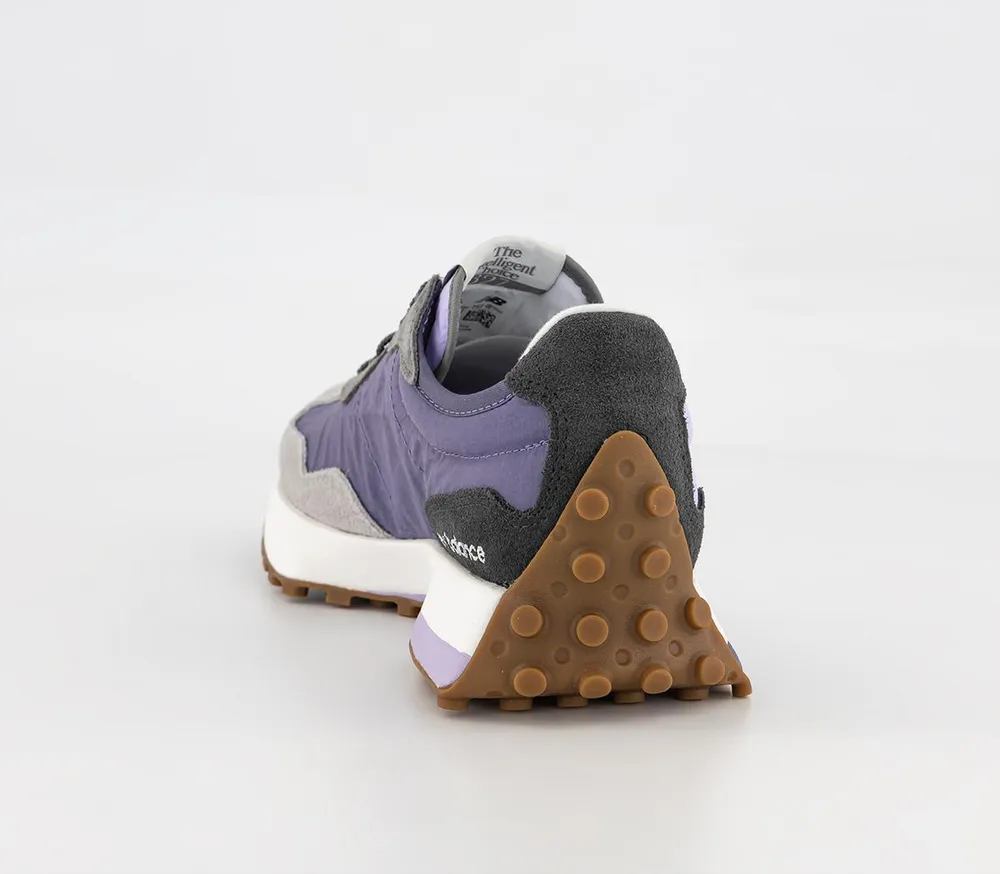 New Balance 327 Trainers Cyber Lilac Grey - Women's Trainers