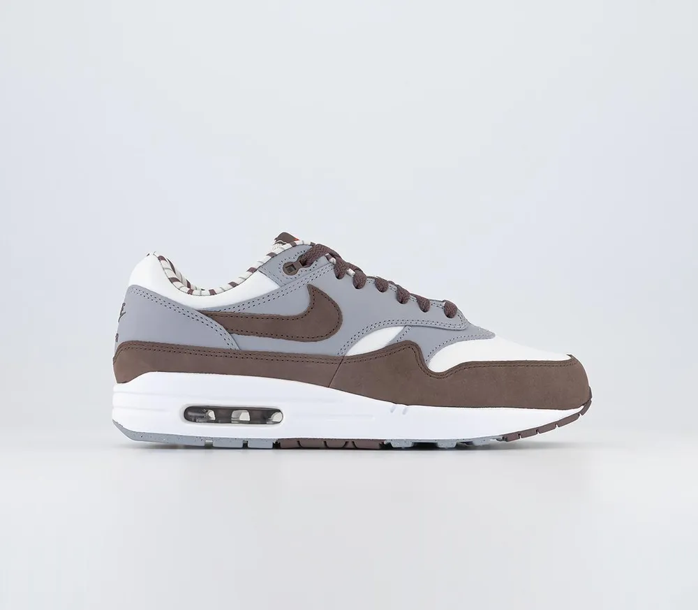 Air max 1 trainer wolf clearance grey/white/black