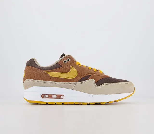 Nike air max 1 trainers baroque brown golden outlet beige