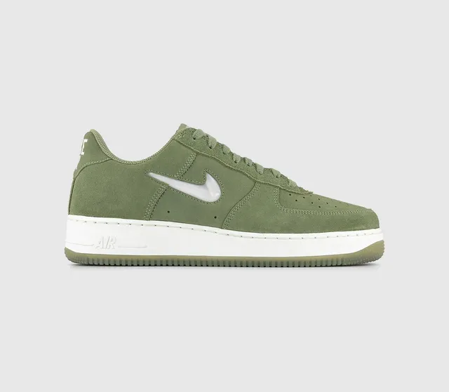 Nike air force 1 7 deals trainers medium olive white gum