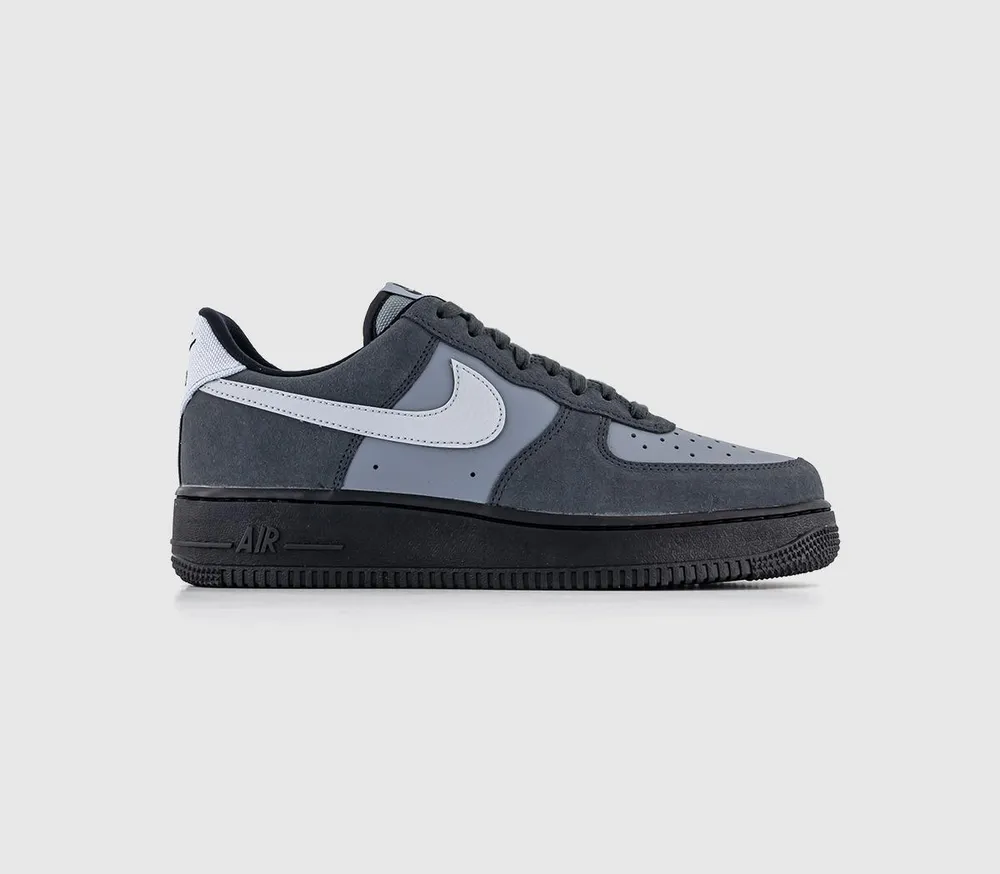 Air force 1 lv8 - men's white/wolf outlet grey/black