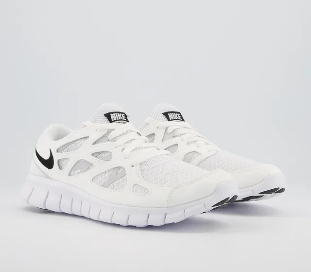 All white nike free best sale run 2