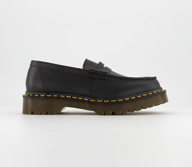 Dr. Martens 3 Eye Lace Shoes M Black Leather - Men's Smart