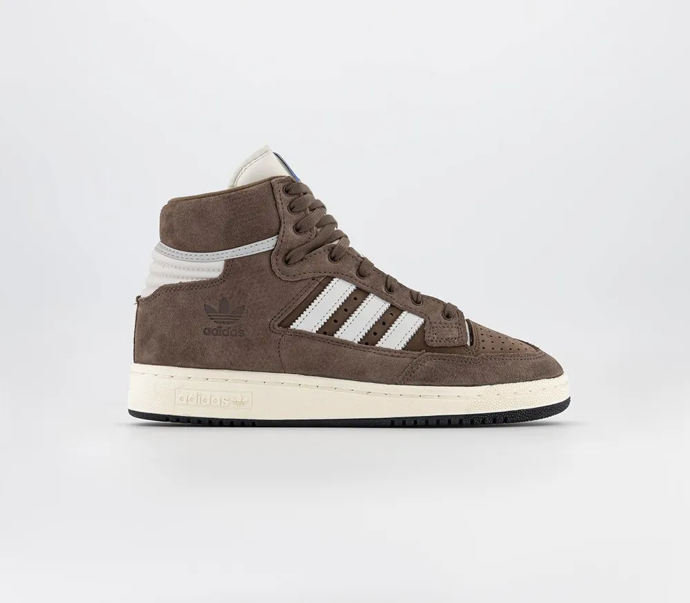 Adidas samba 85 outlet vintage brown leather trainers