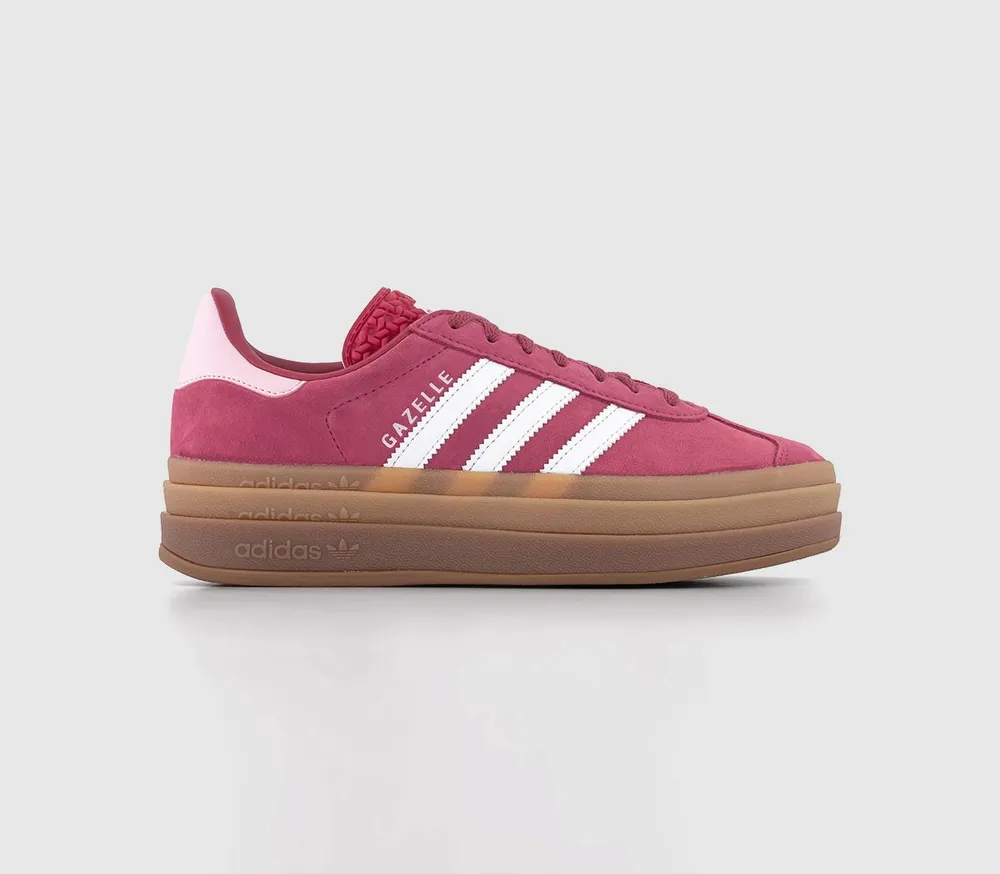 Adidas Gazelle Bold W Trainers Wild Pink White Clear Women s