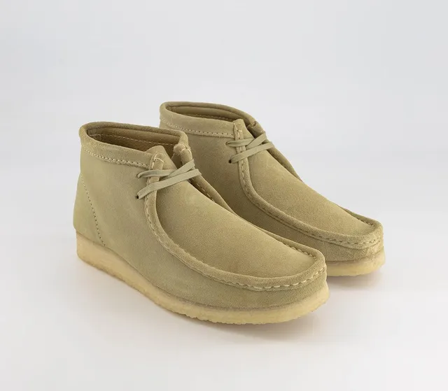 Clarks wallabee best sale boot maple suede